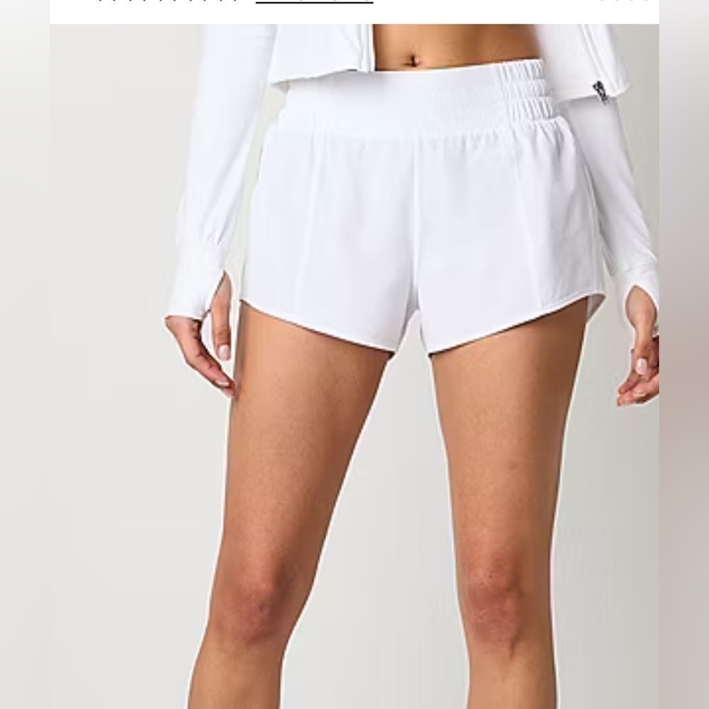 Arizona Womens Mid Rise Shortie Short-Juniors